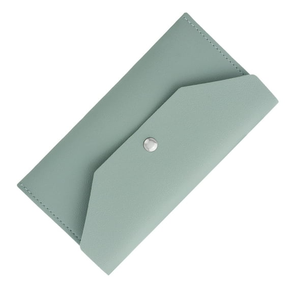 unbranded Card Holder Wallet Women Small Female Phone Stand Coin Purse for Flat Woman Light Green