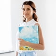 thumbnail image 6 of Sunflowers Sky 3 Ring Binders 1.5 inch Hardcover File Folders with Interior Pockets A4 Size Organizer for School Office Hospital, 6 of 8