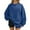 Blue, variant on zbxnLI Women's Oversized Sweatshirt Sport Gym Athletic Gym Long Sleeve Pullover Shirt Fall Winter Tops