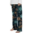 thumbnail image 2 of Pantalones largos de franela a cuadros, térmicos, casuales, de moda, para niños y niñas., 2 of 5