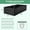 Black, variant on AMOBRO 8x4x2ft Outdoor Metal Raised Garden Bed Planter Box for Vegetables, Flowers, Herbs w/ 3 Tomato Cages Green