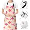 thumbnail image 6 of Picia Starfish Waterproof Apron for Unisex Adult - Adjustable Bib Apron with Pockets, Ideal for Cooking, Gardening, Painting, and Household Chores, 6 of 9