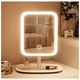thumbnail image 3 of Espejo Para Maquillaje Con Luz Recargable Usb Lupa 5 Veces Rectangular Eo Safe Imports Rosa, 3 of 5