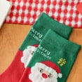 thumbnail image 5 of Women's Christmas Stockings Cotton Cozy Plush Winter Warm Socks Thermal Mid Crew Lounge Socks Holiday Party Gift Christmas Stockings, 5 of 5