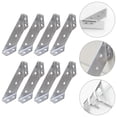thumbnail image 2 of SHISUYAN 12 Pcs Support d'Angle Trapézoïdal Angle Droit Attelle d'Angle en Acier Inoxydable, 2 of 9