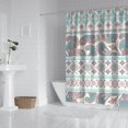 thumbnail image 2 of Boho Theme Polyester Shower Curtain for Bathroom with Hooks and Weighted Hem, Waterproof Bath Decor Sets Hotel Style - Machine Washable,72x72in, 2 of 5