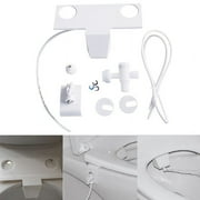CleanStream Bidet Attachment, Model CS100, 6 x 8 Assembled Dimensions, Non-Electric Bidet Toilet Seat, White