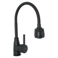 thumbnail image 1 of Monomando para fregadero con Cuello flexible Foset TBF-87M negro, 1 of 3
