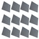 thumbnail image 1 of Paneles acústicos de fibra de poliéster, 12 Uds., Panel de absorción de sonido cortable para salas de ensayo, gris oscuro, 1 of 12