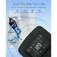 thumbnail image 6 of FIOGOHUMI 8000BTU Portable Air Conditioner,250 sq.ft 3 in 1 AC with 24-Hour Timer,Automatic Defrost, 6 of 9