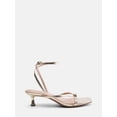 thumbnail image 2 of Scenario Women's Strappy Heels with Metal Ornament, 2 of 7