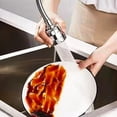 thumbnail image 5 of Boquilla para grifo, extensor para grifo de cocina, ventilador para grifo, extensor para grifo con rociador, extensor para grifo giratorio de 360°, modo espuma y lluvia, 17 cm, 5 of 5