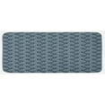 thumbnail image 1 of Tree Kitchen Mat, Hand Drawn Composition of Abstract Forest with Dark Toned Polka Dotted Background, Plush Decorative Kitchen Mat with Non Slip Backing, 47" X 19", Pale Blue Black, by Ambesonne, 1 of 1