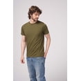 thumbnail image 3 of Milltex Men’s Lightweight Premium Cotton T-Shirt | 100% Combed Cotton, Short Sleeve Tee with Side Seam, Shoulder Taping & Soft Hand Feel, 3 of 4