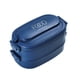 thumbnail image 2 of Batería de Cocina Fiambrera Bento de 2 capas sin BPA de 1550 ML para adultos y niños (azul oscuro) Wdftyju Libre de BPA, 2 of 5
