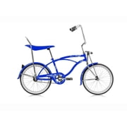 Micargi HERO 20 Beach Cruiser Coaster Brake Single Speed with Banana Seat Stainless Steel Spokes One Piece Crank Alloy Rims 36H Color: Blue