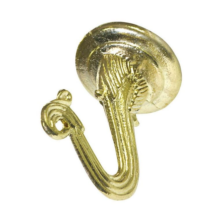 Ook Brass-Plated Steel Swag Hook 1 pk Ook Brass-Plated Steel Swag Hook 1 pk