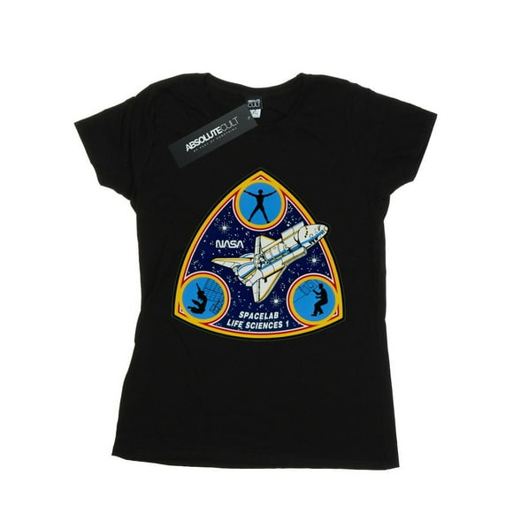 NASA T-Shirt en Coton Science de la Vie Spacelab Classique pour Femmes de la