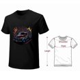 thumbnail image 4 of Car T-shirt Automobile unisex T-shirt Unisex tees Causal cotton Colourful print, 4 of 5