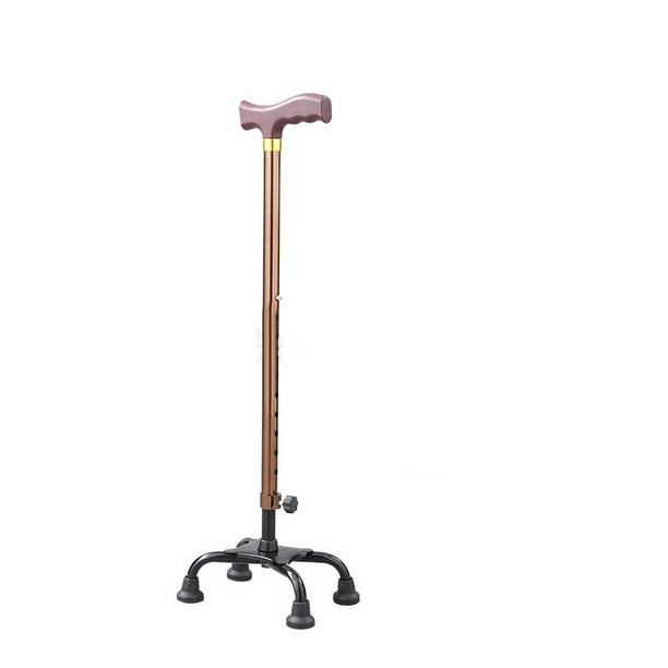 Quad Cane Adjustable Walking Cane 250kg Bearing Capacity With Soft