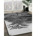 thumbnail image 3 of Ahgly Company Machine Washable Indoor Square Transitional Dark Gray Area Rugs, 6' Square, 3 of 7