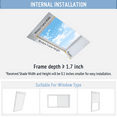 thumbnail image 7 of Keego Motorized Skylight Cellular Shades Blinds Efficient Systems Intelligent Control Remote Controls Smart Skylight Shades - Gray (Blackout), 38.25"W x 48"H, 7 of 7