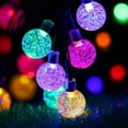 thumbnail image 1 of Cadena de luces solares para exteriores, luces decorativas impermeables para interiores y exteriores, adecuadas para jardín, familia, fiesta, patio, terraza, boda, color solar, 8 funciones, 12 metros, 1 of 4
