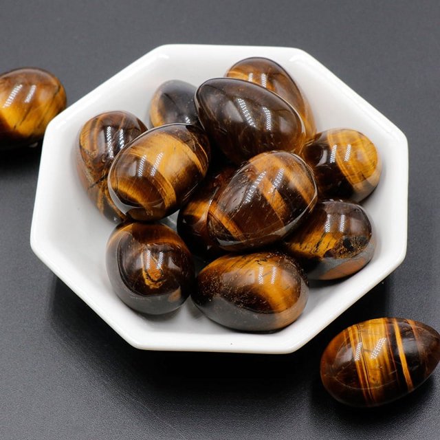 Granjero Gordo 10 piezas de piedra natural marrón de 30 mm, piedra natural no porosa, decoración DIY, accesorios de decoración hechos a mano