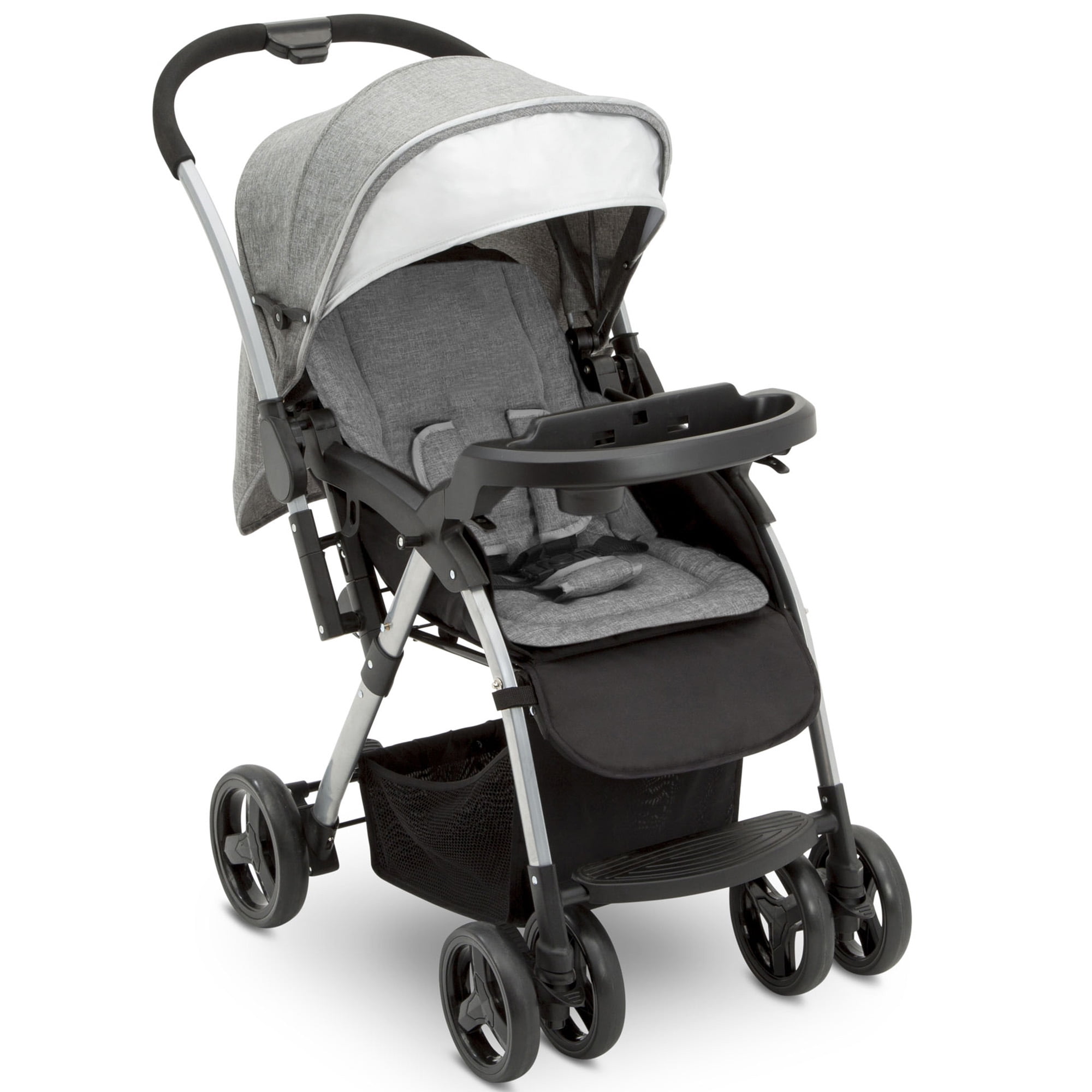 costway 2 in1 foldable baby stroller kids travel newborn infant buggy pushchair black