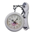thumbnail image 3 of Station Double Sided Wall Clock Wall Mounted Train Railway Clock, 3 of 8