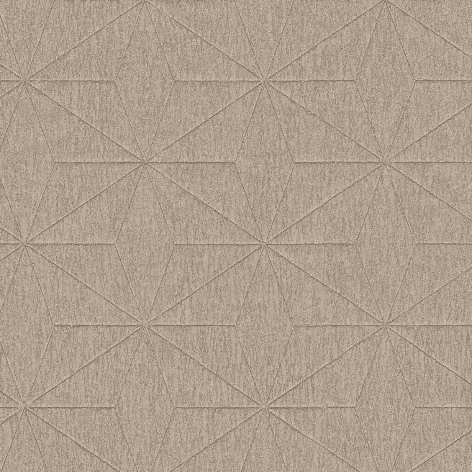 Fine Decor Bernice White Geometric Wallpaper, 20.5-in by 33-ft, 56.4 sq. ft