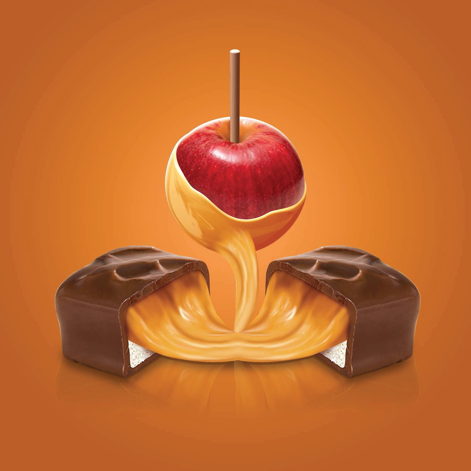 Mars Milky Way Minis Halloween Caramel Apple Candy Bar, 11.5 Oz.