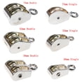 thumbnail image 1 of DIY Mini Metal Sheave Zinc Alloy Fixed Pulley Crown Block And Tackle Lifting Wheel Single/Double Pulley 36/52/75mm ,Easy Installation, 1 of 6