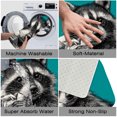 thumbnail image 3 of 1pc Raccoon with Bag Absorbent Non-Slip Bathroom Thickened Flannel Rug Decor,Soft,Quick Drying,Suitable For Indoor/outdoor Use,Bathrooms,Bedrooms,Kitchens,Terrace,Laundry Rooms,16"x24", 3 of 9