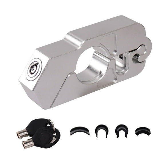 Soidarity Bloqueo de manillar delantero para patinete eléctrico, motocicleta ATV, bicicleta de calle, bloqueos de freno portátiles, reemplazo de Ciclismo Plata Soidarity OD024806-02