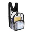 thumbnail image 1 of Fashion Transparent Backpack Travel School Knapsack Women Men Mini Rucksack, 1 of 8