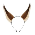 thumbnail image 3 of Diadema con Orejas de Ardilla Jinwen Marrón para Actuaciones en el Escenario, 3 of 8