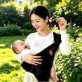 thumbnail image 6 of Gilysido  adjustable hands-free baby sling carrier, ergonomically designed, suitable for newborns to toddlers aged 0-4, Black, 6 of 6