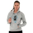 thumbnail image 4 of Christ is With Me Christian Faith Hoodie Sweatshirt Women Men Brisco Brands M, 4 of 6