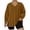 Khaki, variant on BXINGOHAI Womens Casual Long Sleeve V Neck Sweatshirts Cute Loose Fit Lightweight Pullover Fall Clothes Tunic Tops Khaki 2XLL