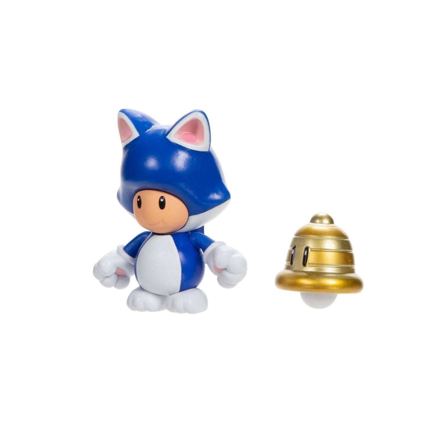 Super Mario 4 Inch Figure - Cat Toad with Bell
