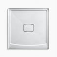 thumbnail image 2 of Kohler 9394-7 48 x 48 in. Archer Alcove Shower Center Base Drain - Black, 2 of 2