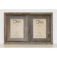 thumbnail image 1 of 5x7-2.5" Wide Reclaimed Rustic Barnwood Collage Frame - Holds 2 Photos, 1 of 3