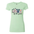 thumbnail image 3 of For the Love of the Game Sports Womens Slim Fit Junior Tee, Mint, X-Large, 3 of 5