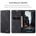 thumbnail image 4 of CaseMe for iPhone 15 Pro Max, Wallet Case Soft PU Leather Flip Case Magnetic Stand Flip Protective Cover Leather Case with ID & Credit Card Slots Holder Case-Black, 4 of 6