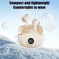 thumbnail image 4 of Ai Translating Ear Buds, 2025 New Wireless Bluetooth Translation Earbuds Real Time Language Translator for Travel Business Learning,144 Languages Translation Earbuds for iOS & Android (Khaki), 4 of 7
