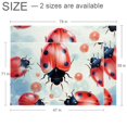 thumbnail image 2 of Seven Starred Ladybird Polyester Right-Angle Office Mat for Professional Workspaces - Durable and Floor Protector for Offices and Home Offices - Black Color, 2 of 6