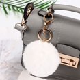 thumbnail image 4 of Coofit Key Chain Creative Fashion Multipurpose Pom Pom Handbag Charm Purse Pendant, 4 of 6