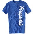 thumbnail image 1 of Aeropostale Puff Paint Original Camiseta gráfica para hombre, azul, XX-Large, 1 of 1
