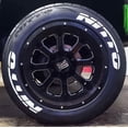 thumbnail image 2 of Tire Stickers Tire Sticker 9766020692 NITTO; Raised Rubber Letters; 1.25 Inch Letter Height; White; 8 Sets Of Rubber Letters To Complete 4 Tires, 2 of 4